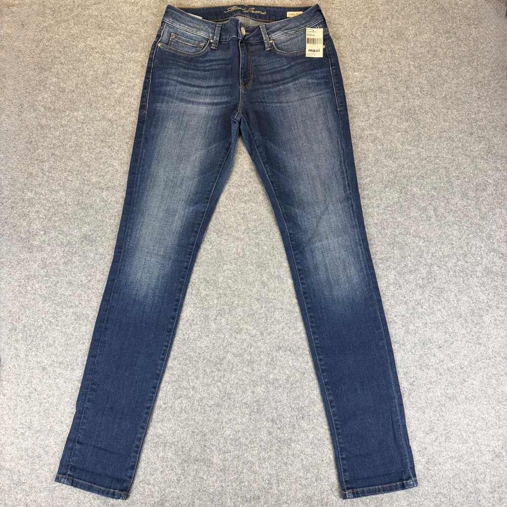 Mavi Alexa Jeans Womens 27 Mid Rise Skinny Blue Denim Pants 27x33 NWT New